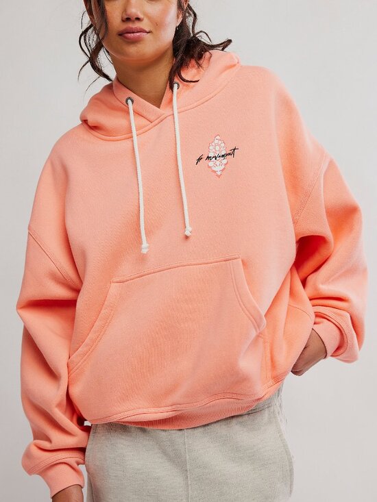FP Movement by Free People Tops - FP MOVEMENT Final Call Logo Hoodie / Fruit Punch
